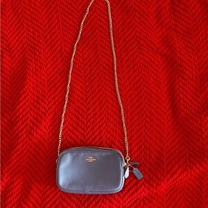 Coach denim Blue Leather Crossbody Bag EUC!!!